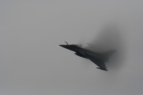 Le Rafale dans son cône
